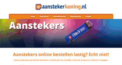 Desktop Screenshot of aanstekerkoning.nl